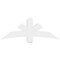 Ekena Millwork Alberta Architectural Grade PVC Gable Bracket, 60"W x 22 1/2"H x 6"D x 6"F, 9/12 Pitch GBP060X23X0606ALB00 - alternate 3